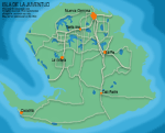 Map of Isla de la Juventud, Cuba